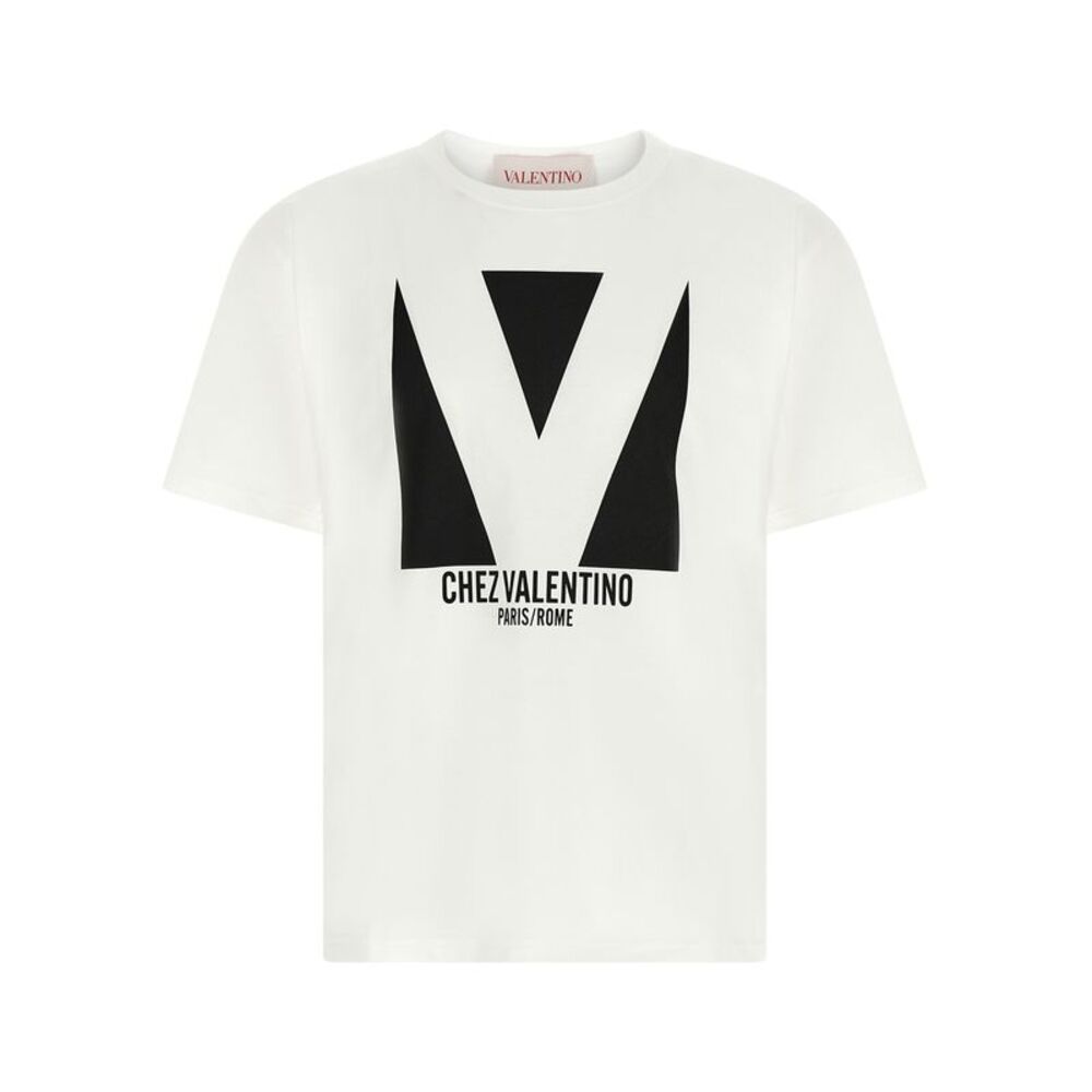 Valentino Garavani Bicolor Cotton Men's T-Shirt